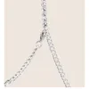 Cinture di lusso zircone mosaico catene in vita cintura femminile argento verniciato in rame decorazione di alta qualità gioielli multiuso 2023 progettato