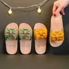 Pantofelowe kapcie dziewcząt domowe sandały dla dzieci księżniczki letni flip-flop baby plażowe buty buty domowe kapcie