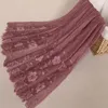 Foulards 200pcs / lot Mode Candy Couleur Tricoté Nylon Dentelle Fleur Écharpe Châle Pashmina / Floral