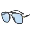 Zonnebril Harko merkontwerp mannen dames coureur tinten mannelijke vintage zonnebril spuare spuare spiegel zomer UV400