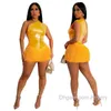 Roupas de grife femininas vestidos causais sexy um ombro bodycon bolsa fina quadril couro brilhante malha lã saia 2023 festa de verão vestido feminino