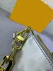 럭셔리 디자이너 가방 여성 토트 백 고품질 크로스 바디 메신저 체인 지갑 지갑 지갑 클러치 세련된 숙녀 엠보싱 59598 숄더백