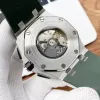 U1 Relógios masculinos AAA de alta qualidade Relógio mecânico automático de alta qualidade 44 mm 2813 Mostrador gradiente Luminoso à prova d'água Moda Negócios Relógios de pulso Montre De Luxe 4