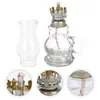 Candle Holders Home Emergency Lamp Desktop Decor Glass Lantern Oil Lamps Indoor Use Outdoor Kerosene Cover Lighting Tool