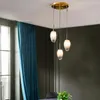 Pendellampor led lampa modern matsal glas lampskärm kristallljus sovrum sovrum levande ljuskrona trappor trappor