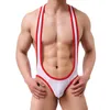 Tanques masculinos tops de roupa íntima gay masculina lingerie sexy malha bodysuit jockstrap modearwear wrestling singlet collant jumpsuits suspensa sexy teddies 230506