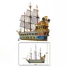 Blocs The Royal Fleet Sun Model Ship Creative Expert Ideas 66011 Sailboat Building Bricks Kids Caribbean Movie Toy for Gift 230506