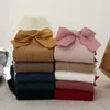 3pcs Baby Toddlers Autumn Children Girls Knee High Long Sock Cotton Big Bow Spanish Style Kids Floor Socks for Years