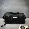 Borse sportive Borsa da viaggio in pelle con scomparto per scarpe Borsa a tracolla impermeabile multiuso per la corsa Fitness G230506