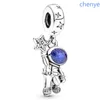 925 Silver Fit Pandora Charm Explorez la série Planet Charms Dangle Fashion Charms Set Pendentif DIY Fine Beads Jewelry