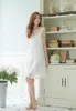 Women's Sleepwear Nylon And Modal Princess Style Women's Nightgown Short Mini Vintage Pijamas Summer Nightdress