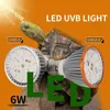 Verlichting 2023 Volledig specstrum UVa UVB Reptile Light Bulb LED UV -lamp voor Turtle Lizard Snake Verwarming Lamp Terrarium Lamp Rettili Accessoire