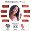 Lace Wigs Spark 1 3 4 Bundles Afro Kinky Curly Human Hair Ombre Brazilian 100 Weave Blonde Brown Black Remy 230505