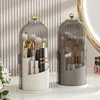 Boîtes de rangement Organisateur de maquillage de luxe 360 ﾰ Porte-pinceau rotatif avec salle de bain pour les pinceaux Cosmetics à lèvres