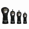 Weitere Golfprodukte Qilot Golf Woods Headcovers Covers For Driver Fairway Putter Clubs Set Heads PU-Leder Unisex-Schutzhülle J230506