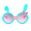 Sunglasses Children Mixed Wholesale Long Ear Bow Tie 6 Colors Round Lenses 61006 UV400 Protection Eyewear