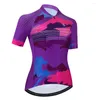 Racingjackor Summer cykelkläder för kvinnor 2023 Jersey Bib Shorts and Road Bike Shirts