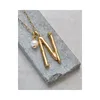 Charms High Quality Large letters Charm Electroplated 925 Silver Heart Beat Necklace Pair With Pearls Women's Jewelry Gift for Mom 230506