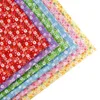 Tygblomma tyg bomull hem textil dekoration sätter sängkläder lapptäcke teramila vadderad docka för cora tyg täcker p230506