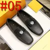 23SS Genuine Leather Men Casual Shoes Luxury Brand Italian Men Loafers Moccasins Breathable Slip on Black Driving Shoes Plus Size 38-46