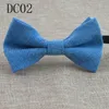 10*5 cm Kids Baby Bow Ties Supplies Hoofdtooi verstelbare kinderen Solid Color Party Bowtie Mode -accessoires