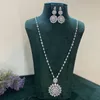 Pendant Necklaces jankelly sale African 2pcs Bridal Jewelry Sets Fashion Dubai Set For Women Wedding Party Accessories Design 230506