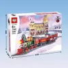 Blocchi 5MINI Figure Set motore Treno e stazione App Telecomando Mattoni da costruzione Compleanno Regalo di Natale Giocattolo compatibile 71044 230506