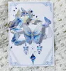 Gift Wrap Dreamy Ice Blue Jewelry Butterfly Shiny Shell PET Tapes Craft Supplies DIY Scrapbooking Card Making Decorative Plan Sticker