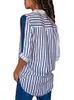 Женские блузкие рубашки модные припечатки Женские блузки с длинным рукавом поворотный воротник Шифоновый блуз