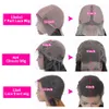 Perucas de renda onda corporal dianteiro de cabelo humano transparente frontal para mulheres cabelos brasileiros 230505