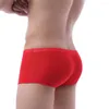 Onderbroek sexy mannen bokser shorts mesh doorzie door sissy gay slipjes bugle pouch visnets ondergoed calzoncillos boxershorts 2xl