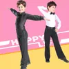 Stage Wear Boys Latin Dance Costumes Top And Pant Children's National Standard Kids Stipulate Uniforms B-6990