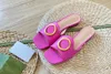 Designer Slippers Brand Sandálias de couro feminino Sandálias planas de verão Flip Flop Crocodile Skin Slides Ladies Beach Sandal Party Wedding Slipper 35-41