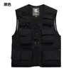 Outdoor Jackets Hoodies 7XL Large Size Men s Multi pocket Quick Dry Vest Adult Travel Hiking Camping Sleeveless Fishing P ography Waistcoat 230505