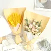 Fiori decorativi fiore secco rosa bouquet ins sacchetti di San Valentino regalo di compleanno di Natale arredamento per la casa per la casa flores