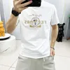 Men's T-Shirts Designers European and American trendy brand short sleeved t-shirt, men's mercerized cotton, European men's clothing, large t shirt