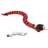 Giocattoli 3D Gatti Serpente Giocattolo USB In Movimento Gattino Cucciolo Interattivo Bambini Halloween Scherzo Giocattoli Crawler Novità Divertenti Regali Di Compleanno