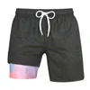 Men's swimwear Funny Pineapple Swimming Shorts Men's Beach Shorts Boys Surf Board Shorts Quick Dry Summer Sports Swim Trunks Drawstring Briefs P230506