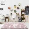 Rugs Playmats Baby Living Room Dining Kid Furry Mat For Children Fur Rug Soft Bedside Fluffy Plush Bedroom Carpet