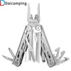 Tang Daicamping DL10 Cuchillo plegable de alicates de emergencia Combinación de abrazadera táctica Combinación de supervivencia Clip multifuncional Multi Tool