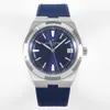 Luxury Men's Mechanical Watches Swiss Famous Watch Seas Watch 5100 Automatisk kedjerörelse Precision Steel Watch Buckle Blue Crystal Watch Mirror