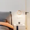 Pendant Lamps Lustre Nordic Fishing Line Round Gilded Small Chandelier Kitchen Simple Bedroom Bedside Lamp Dining Room Shiny Luster