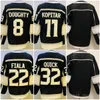 Reverse Retro Hokej na lodzie 11 Anze Kopitar Koszulki 8 Drew Doughty 22 Kevin Fiala 32 Jonathan Quick 99 Wayne Gretzky Blank Biały Czarny Fioletowy Stadium Series Stitched Man