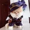 Clothing Cute Dog Halloween Clothes Cat Costume Pet Party Outdoor Cosplay Apparel Funny Pet Dress Up Nurse Pirate Hats for Cats