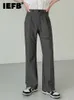 男性SパンツIEFB夏の薄いスーツストレートマイクロフレアカジュアル韓国ファッション2023ソリッドカラー気質贅沢9A3100 230506