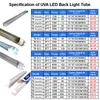 T5 UV 390NM LEDブラックライトチューブグローボディペイントルームベッドルームパーティー用品のための暗闇の中でステージ照明蛍光ポスターハロウィーンクラブオームレッド