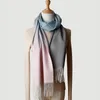 Scarves Gradient Shawl Scarf Inner Mongolia Autumn Winter Pashmina Soft Warm Thick Women Ladies Cashmere