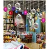 Glass Hanging Ball Christmas Decorations Tree Drop Ornaments Iridescent Ball Baubles Sphere Home Mall Pendant Decoration