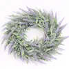 Decoratieve bloemen kransen kunstmatige plant slinger plastic bloem krans huisdeur decoratie hangende ornamenten bruiloft achtergronden winkelcentrum wi