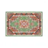 Carpets Retro American Style Carpet Large Decorative Living Room Sofa Rug Light Luxury Persian Bedroom Polyester Floor Mat Easy To Clean